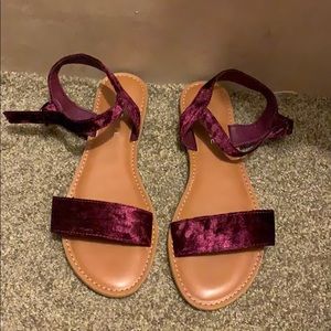 Brand New Velvet Rampage Sandals